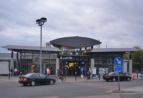 Domestic entrance to Ashford International, since 2007