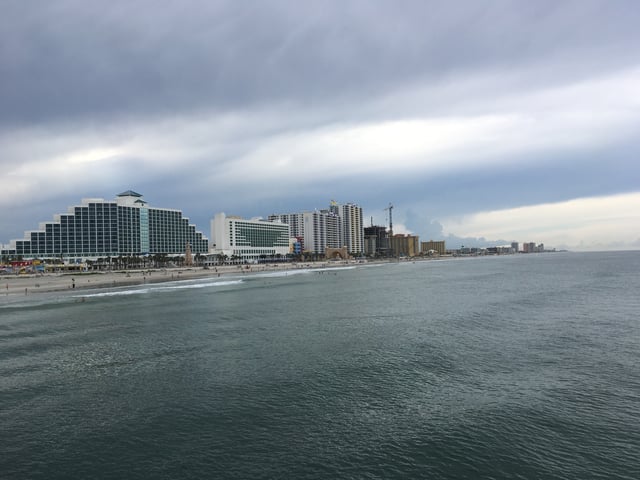 Daytona Beach looking north from the pier