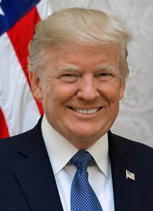 Donald Trump, 45th and current President of the United States (2017–present)