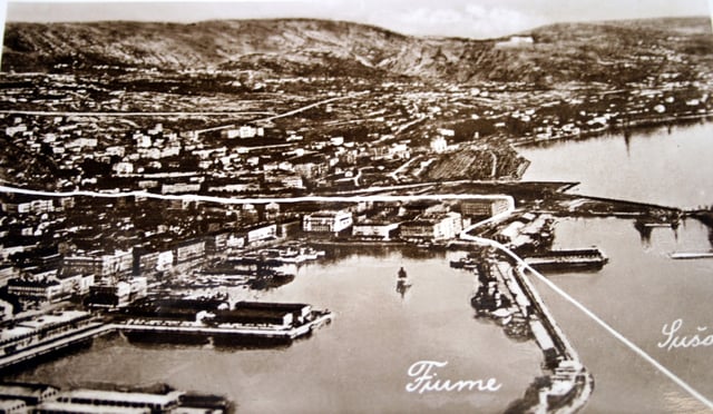 Fiueme (Rijeka) in 1937