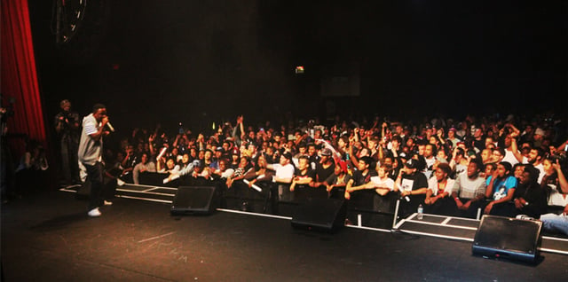 Kendrick Lamar performing in Toronto on June 16, 2011