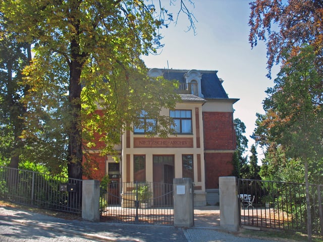 The residence of Nietzsche's last three years along with archive in Weimar, Germany, which holds many of Nietzsche's papers