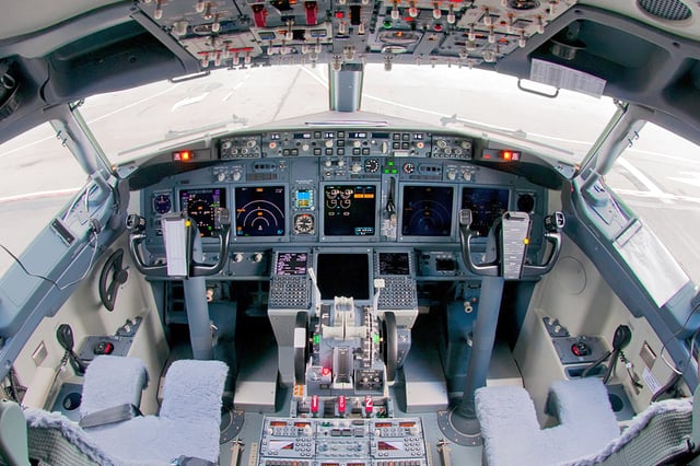 Next Generation 737-800 cockpit