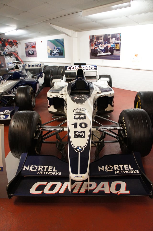 Button's Williams FW22 at the Donington Grand Prix Exhibition