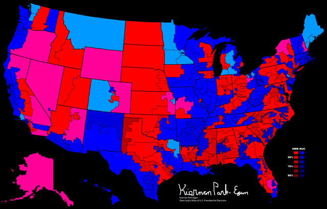 Results by congressional district.