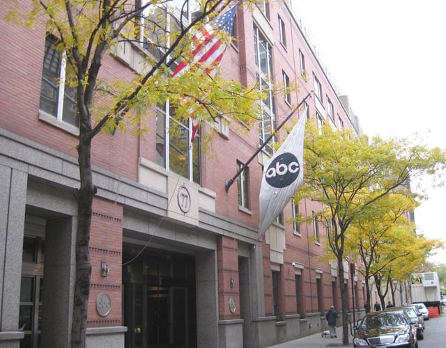 ABC's corporate headquarters are located at 77 West 66th Street, on the Upper West Side of Manhattan in New York City.