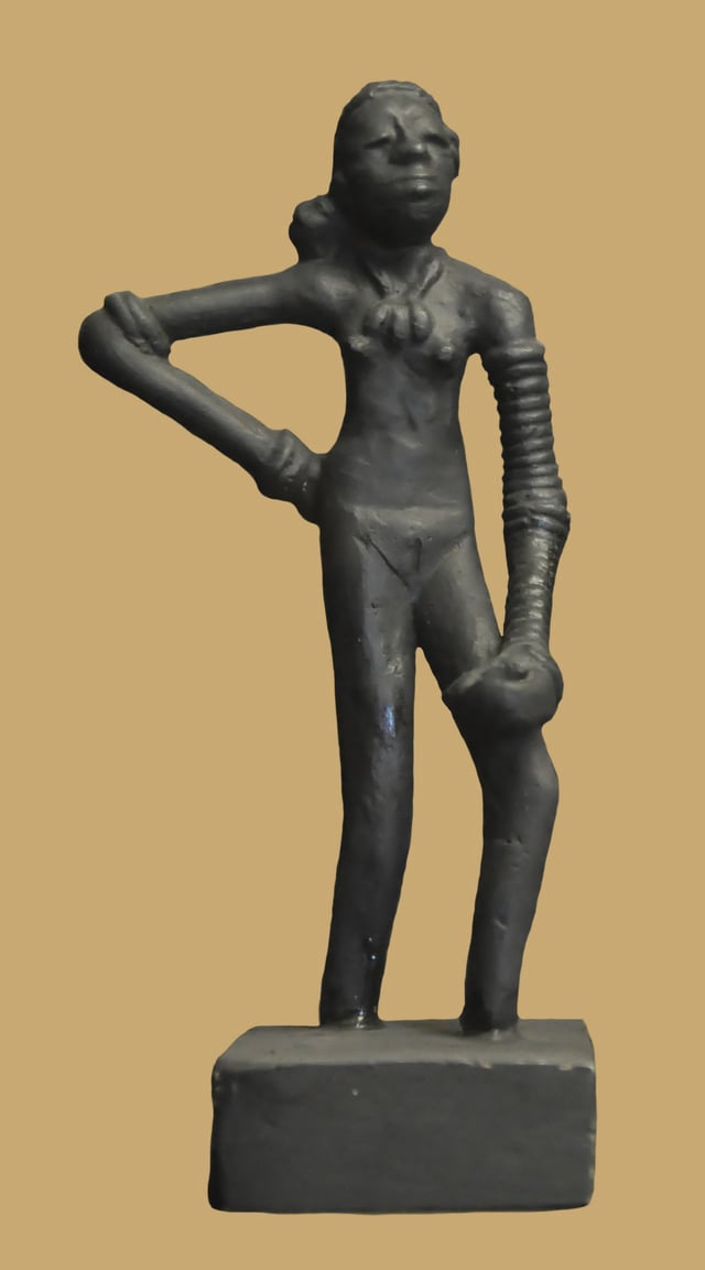Dancing girl of Mohenjo-daro, c. 2500 BC (replica).