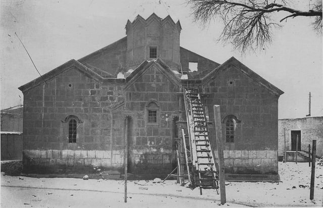 The 7th-century church of the Holy Mother of God, demolished in 1936