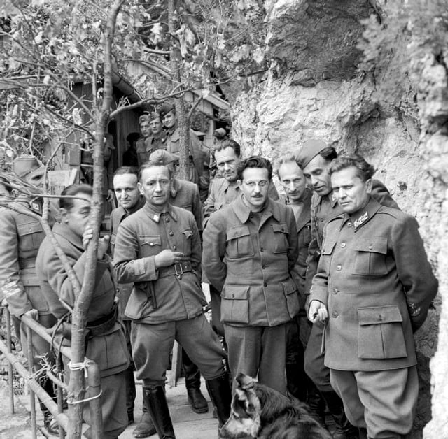 Tito and the Partisan Supreme Command, May 1944