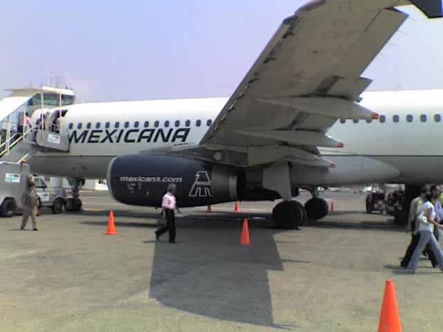 A Mexicana A320 at Veracruz International Airport
