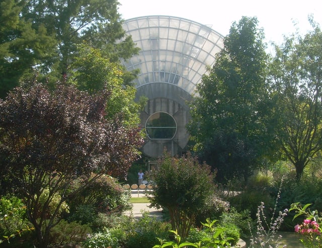 Myriad Botanical Gardens, the centerpiece of downtown OKC