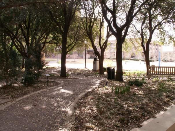 Park on the campus of the OU Health Sciences Center