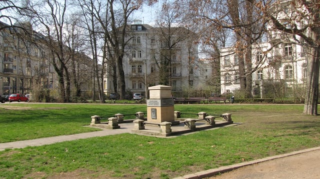 Monument to Poniatowski in Leipzig