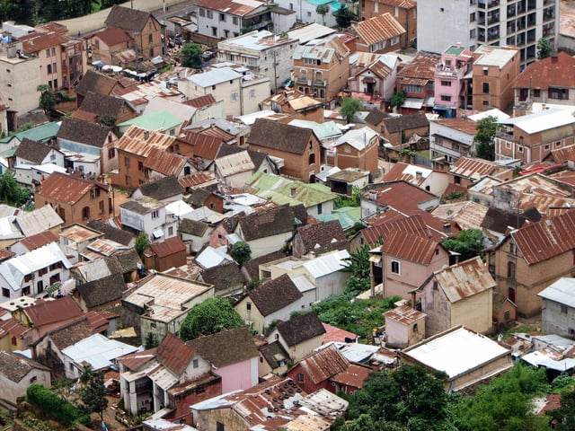 Roofs of Antananarivo, Madagascar