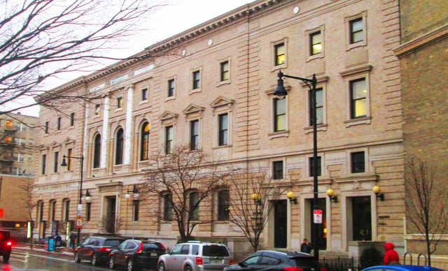 290-94 Huntington Avenue, NEC's main building, was built in 1901 and designed by Wheelwright and Haven.  It is the location of Jordan Hall.