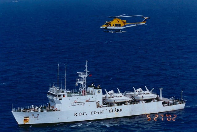 102 Wei Hsung, a 1,800-ton patrol vessel built for Coast Guard Administration