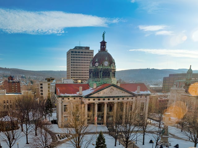 Broome County Courthouse (1898), by local architect Isaac G. Perry