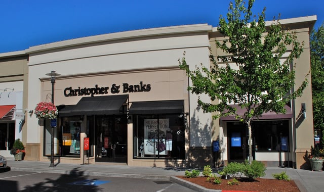 A Christopher & Banks store at a mall in Oregon