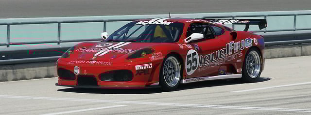 Scott Tucker in a Ferrari Crawford GT