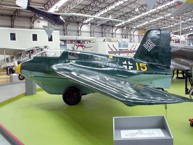 The Messerschmitt Me 163 was the fastest aircraft of WWII