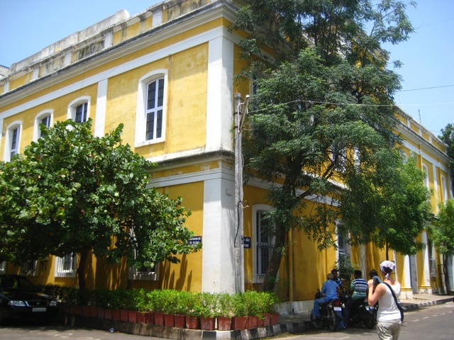 Building of the École française d'Extrême-Orient in Pondicherry