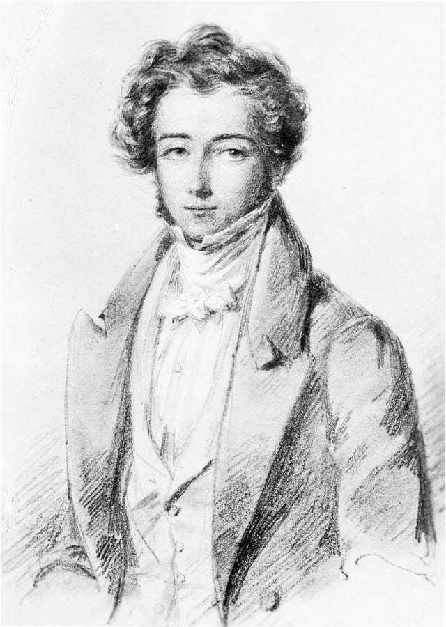 Alexis de Tocqueville (1805–59), the most influential European student of American culture.