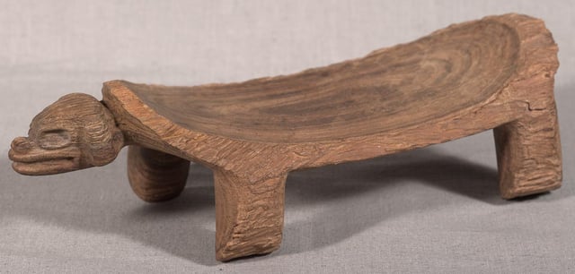 Dujo, a wooden ceremonial chair crafted by Taínos