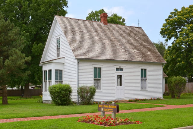 Truman's birthplace and childhood home in Lamar, Missouri