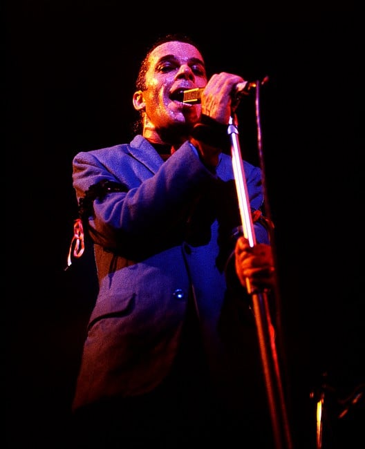English musician Ian Dury performed "Hit Me with Your Rhythm Stick", which topped the first singles poll in 1979.
