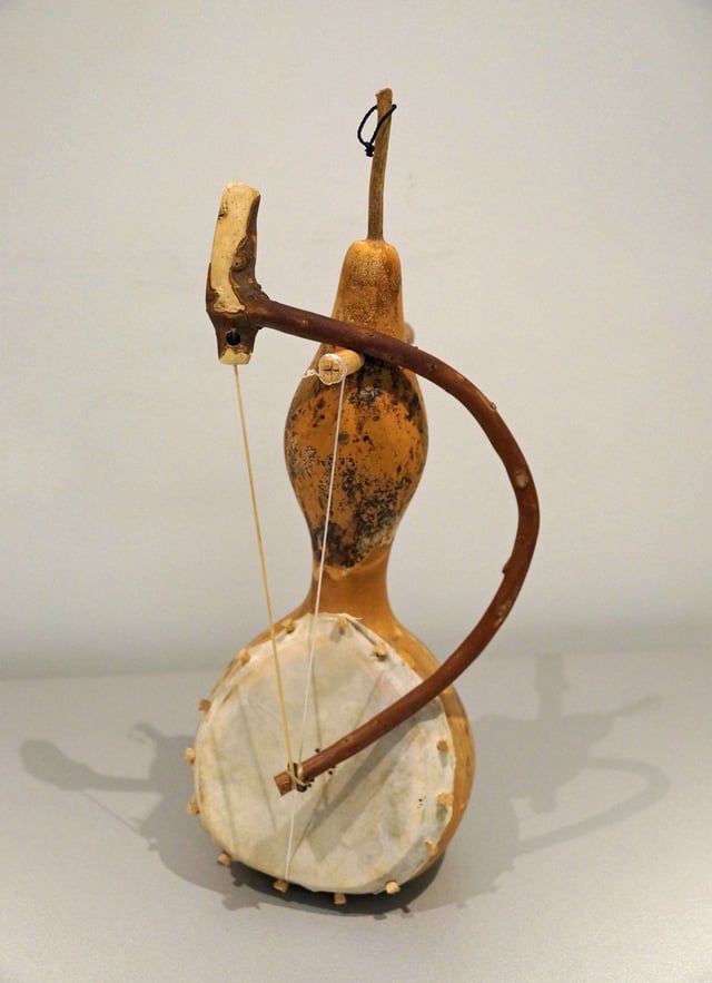 The lahuta is used by Gheg Albanians for the singing of epic songs or Albanian Songs of the Frontier Warriors.