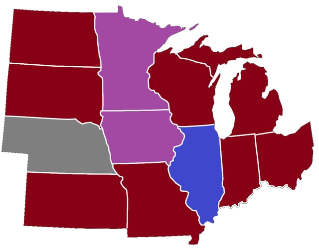 Midwestern legislatures 2015