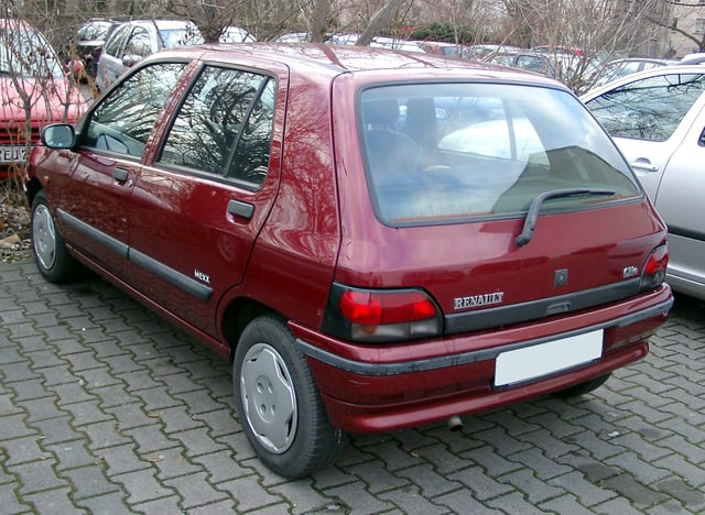 Rear view of the Phase 3 Clio