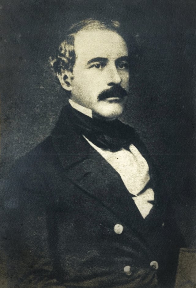Robert E. Lee around age 43, when he was a brevet lieutenant-colonel of engineers, c. 1850