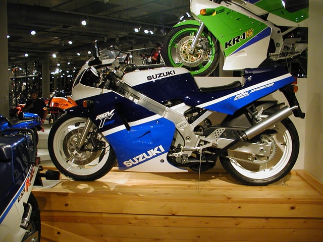 Suzuki RGV250Γ at the Barber Vintage Motorsport Museum in 2006