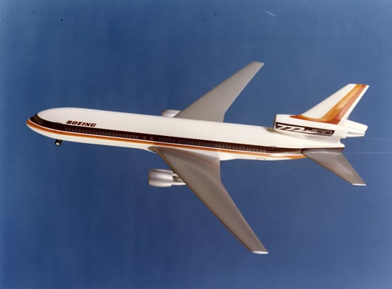 The Boeing 777-100 trijet concept