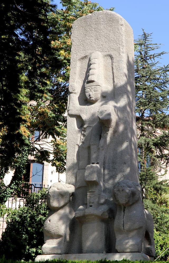 A statue at the Museum of Anatolian Civilizations