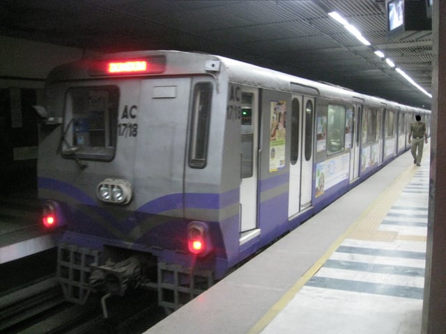 The Kolkata Metro is the oldest metro system in India