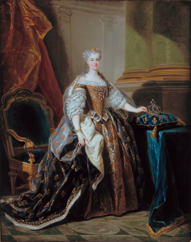 Maria Leszczyńska, by Jean-Baptiste van Loo