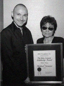 Universal Music Group's Svoy & Yoko Ono at BMI, NYC, in 2004.