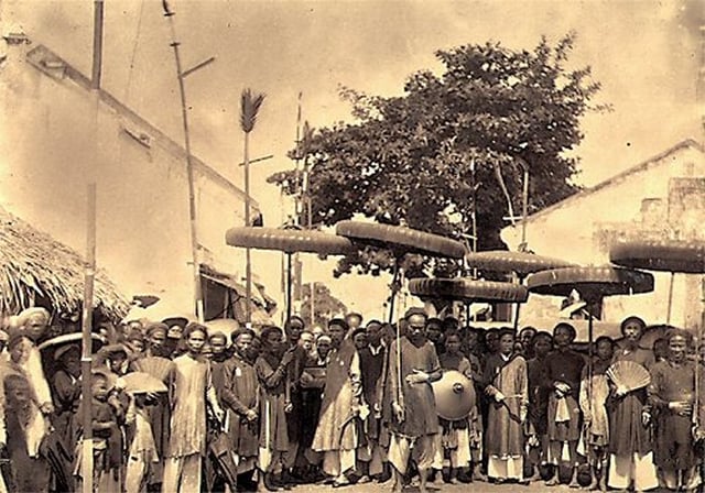 People in Ha Noi, 1884