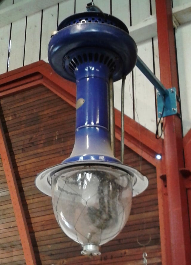 The Autoluxlamp, a kerosene lamp manufactured by Lux and used in railway stations around the world in the early 20th century.