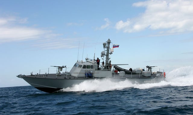 Slovenian Navy HPL-21, an example of the Israeli-made Super Dvora Mk II-class patrol boat also in service with the Israeli Navy