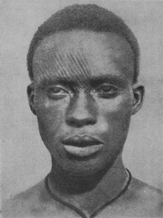 An Igbo man with facial marks of nobility known as Ichi