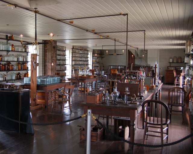 Edison's Menlo Park Laboratory, reconstructed at Greenfield Village at Henry Ford Museum in Dearborn, Michigan.