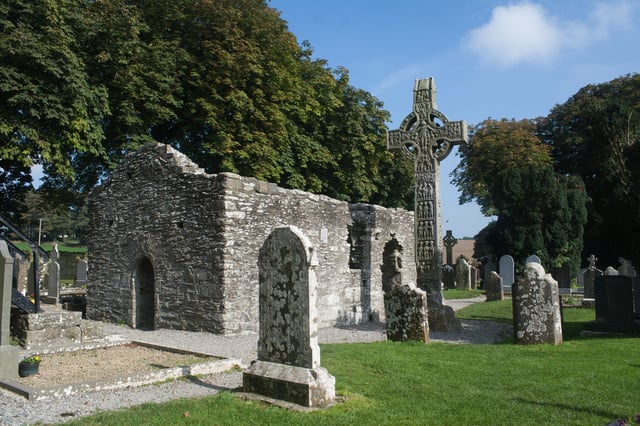 The ruins of Monasterboice in County Louth are of early Christian settlement.