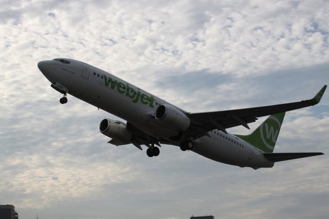 Webjet Boeing 737-800.