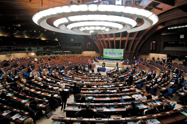 Palace of Europe, Parliament's Strasbourg hemicycle until 1999
