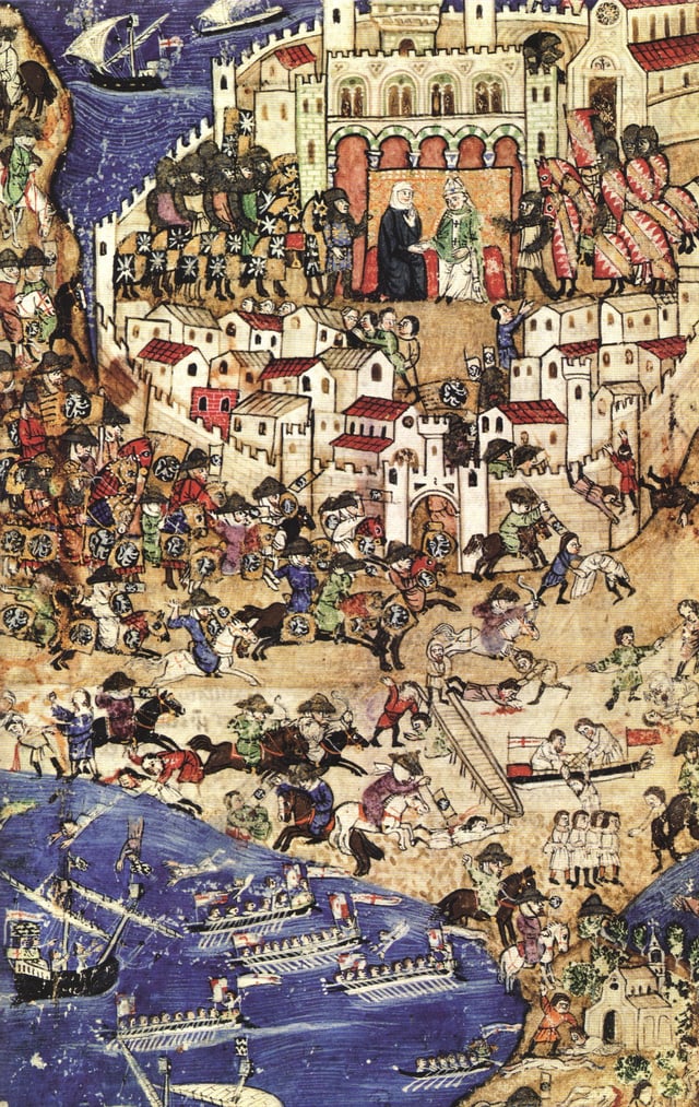 The Fall of Tripoli to the Egyptian Mamluks and destruction of the Crusader state, the County of Tripoli, 1289
