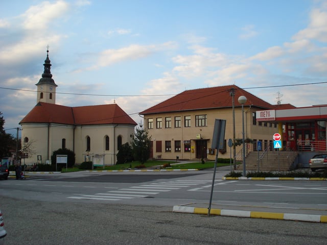 Main street in Sveti Martin na Muri