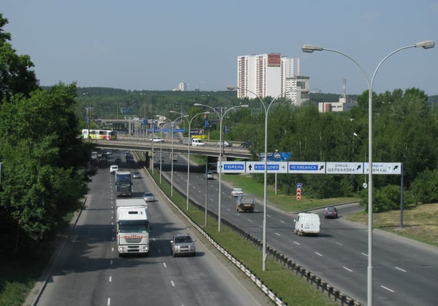 E22 bypass in the Chkalovsky District